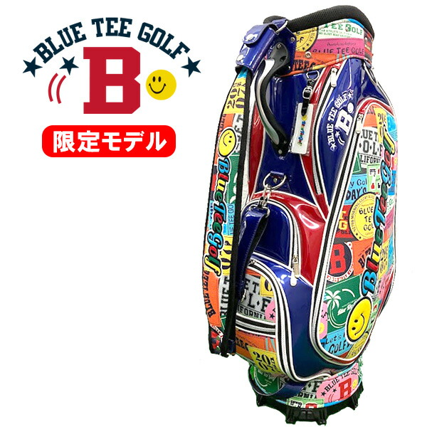 【土日祝も発送】 ブルーティーゴルフ ワッペン柄 キャディーバッグ CB-024|Golkin(ゴルフマートキング)