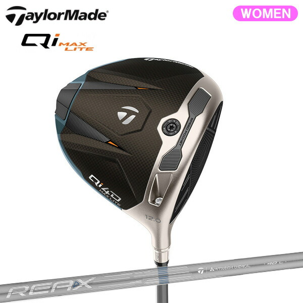 TaylorMade テーラーメイド Qi4D MAX LITE ウィメンズ ドライバー REAX 40 Mid Rotation Blue シャフト