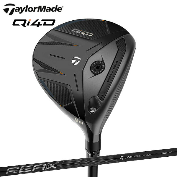 TaylorMade テーラーメイド Qi4D REAX 55 フェアウェイウッド ゴルフクラブ