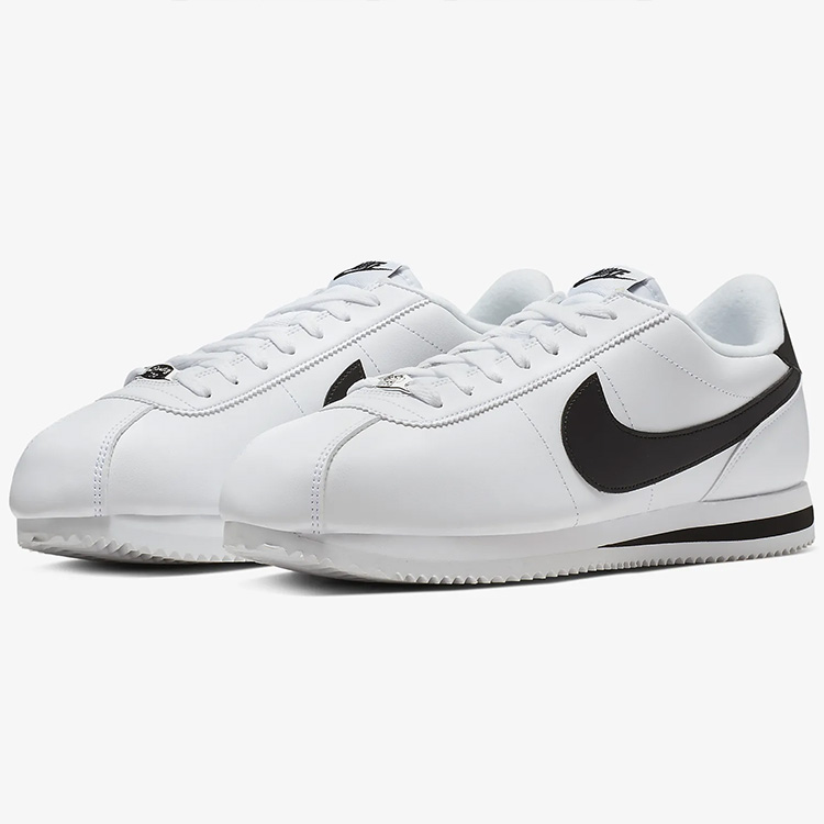 現金特価 ナイキ スニーカー Nike Cortez Basic Leather コルテッツ ベーシックレザー ホワイト ブラック メタリックシルバー メンズシューズ 100 時間指定不可 Aerodynamicinc Com