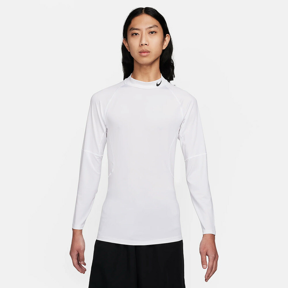 NIKE - NIKE GOLF モックネックウェア メンズM ホワイト NIKE GOLF モックネックウェア メンズM ホワイト シャツ