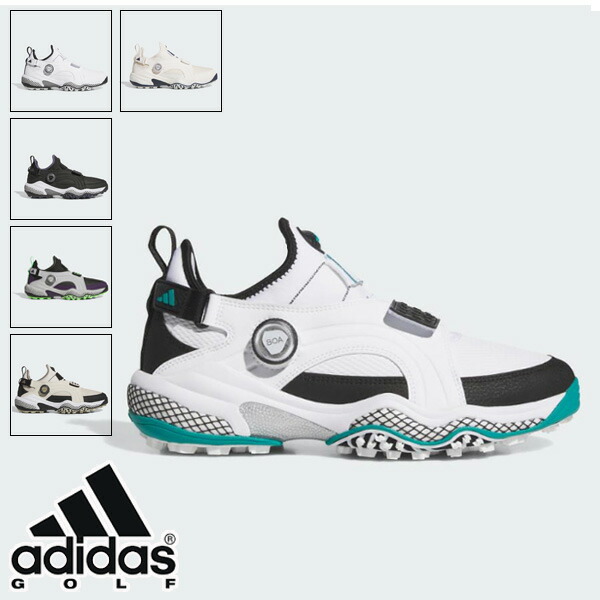 マラソンP5倍【4/15(水)迄】【土日祝も発送】 adidas アディダス ゴルフシューズ コードカオス 25 ミッド ボア メンズ NQX22 2026