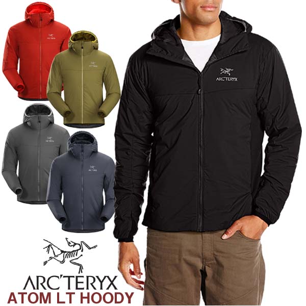 男性用 軽量 中綿ジャケット アークテリクス ARC'TERYX ATOM LT HOODY アトム LT フーディー メンズ ウィンドジャケット 14644