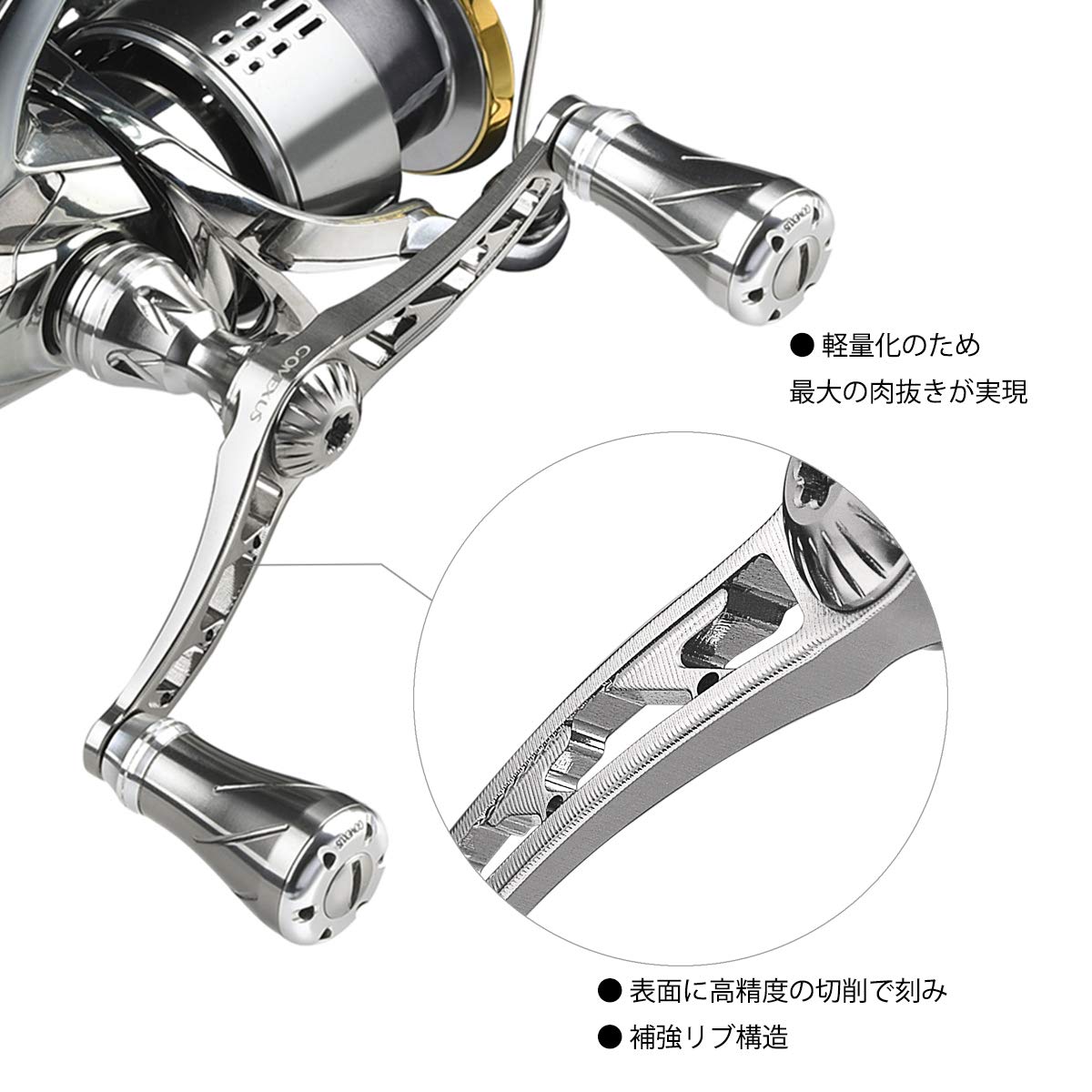 貨物輸送無料 ゴメクサス 権力 柄 98mm スプール カスタム 区分 シマノ Shimano ダイワ Daiwa スピニングリール 用件 19 キャラバンキッシュ C3000 Sdhhg セルテート Lt3000cxh など用 アルミニウム Cnc減額 ノッブ 従者 Gomexus Cannes Encheres Com