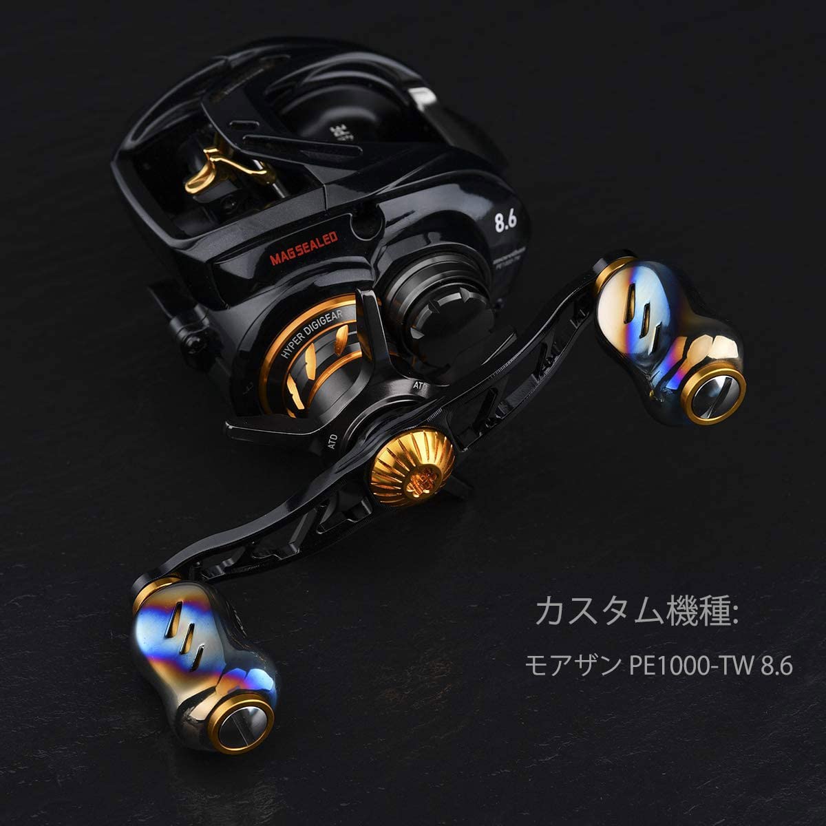 楽天市場 送料無料 ゴメクサス Gomexus 22mm チタン製 リール ハンドル ノブ 銀河 シマノ Shimano Typea ダイワ Daiwa Type S スピニングリール ベイトリール カスタム パーツ 交換 ナスキー 18 レガリス フリームス Lt 用 17 スコーピオン Dc 19 セルテート