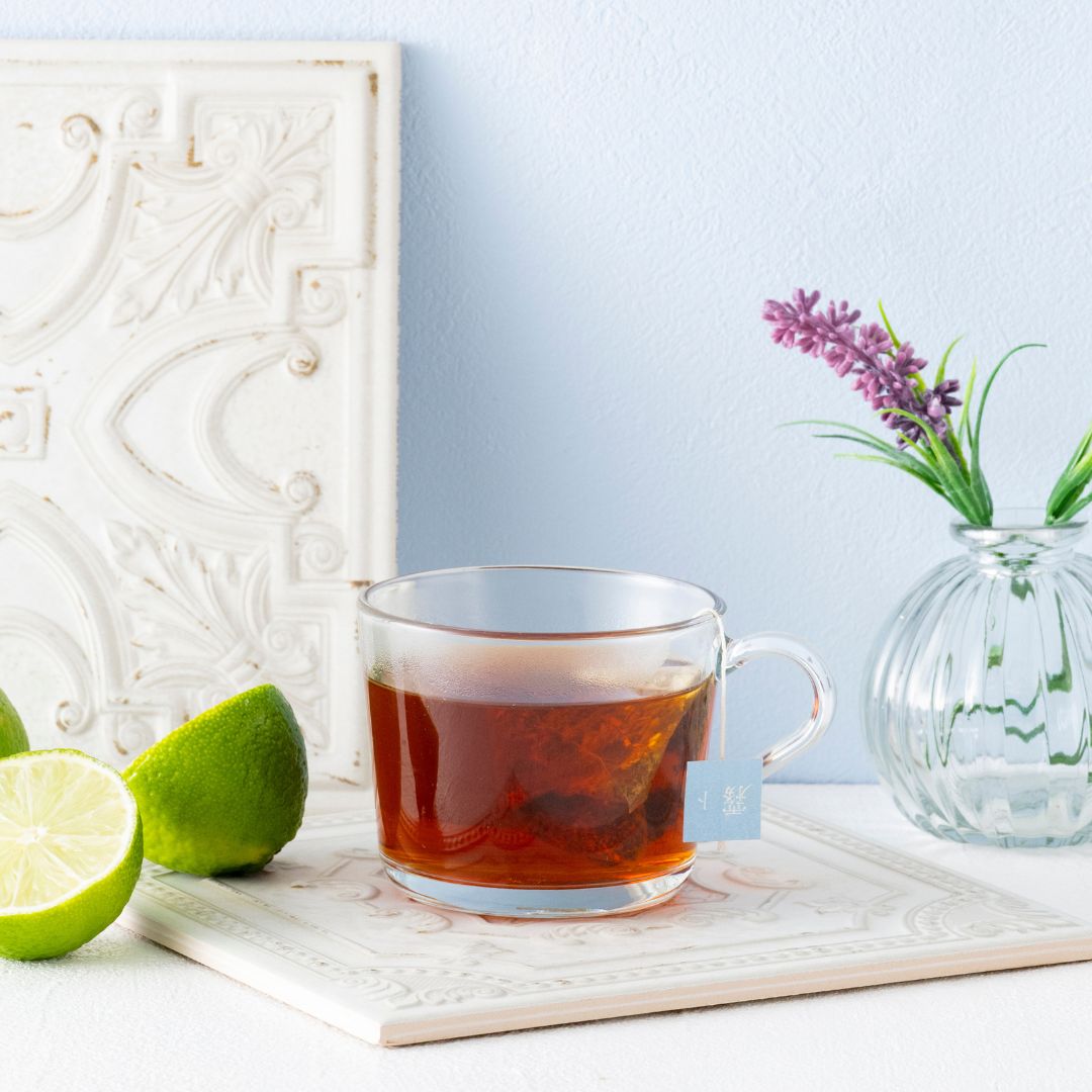   ラベンダーローズ　ティーセット カフェインレス紅茶ラベンダー&ローズ(ティーバッグ12個)