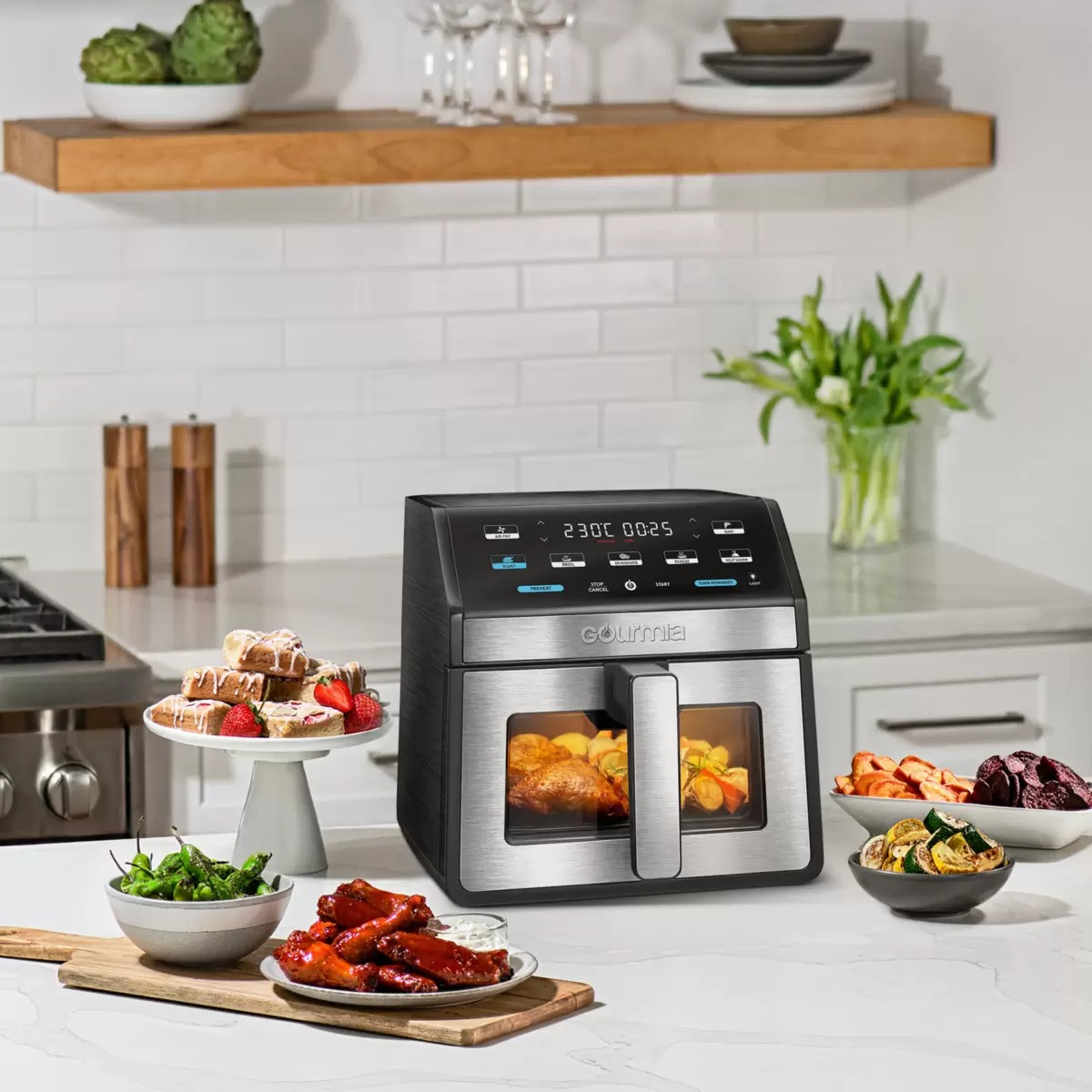 ★未使用　グルミア　エアーフライヤー　GAF858 楽天市場】グルミア デジタルエアーフライヤー GOURMIA 7.5リットル