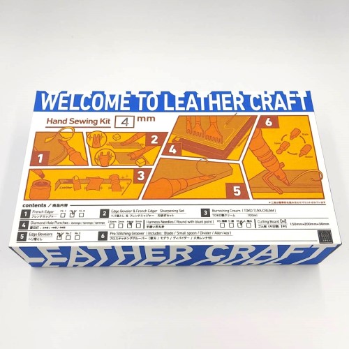 なめし革手工芸品手道具仕掛ける【Hand Sewing Kit PRO】4粍 / 岡製造所