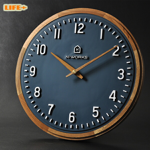楽天市場 おしゃれな壁掛け時計 Ekolu おしゃれ 掛け時計 オシャレ 美しい 静か カッコイイ 友達 新築祝い 掛け時計 結婚祝い 美容室 開店祝い プレゼント デザイン時計 優美 壁掛け時計 カフェインテリア ウッドフレーム ネイビー 高級感 お洒落 掛け時計 北欧