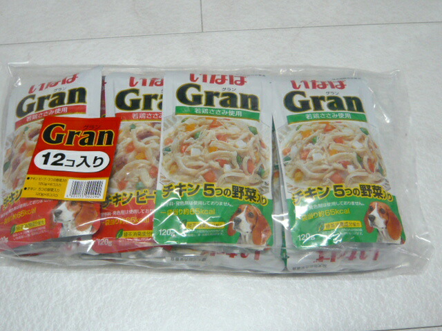 楽天市場 送料無料 いなば Gran グラン 12個入りドッグフード 成犬用総合栄養食 コストコ Costco ネット販売 通販 ウェットフード チキン 美味しい ファミリー コストコ通販 グッドマム