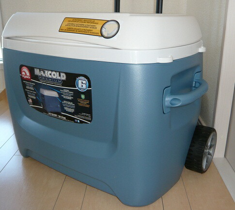 楽天市場 イグルー マックスコールド クーラーボックス 58l イグロー62qtキャスター付 58リットル Igloo イグロー Maxcold Roller Island Breeze 62q コストコ通販 グッドマム