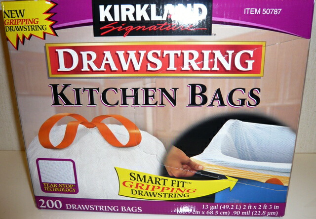 Goodmom Rakuten Global Market Kirkland Kitchen Bag Tied Kirkland Kitchen Bag Tied Garbage Bags 200