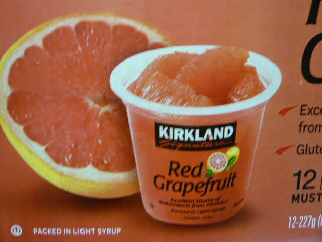 国内正規品 KIRKLAND カークランド レッドグレープフルーツカップ 115g×12個 要冷蔵