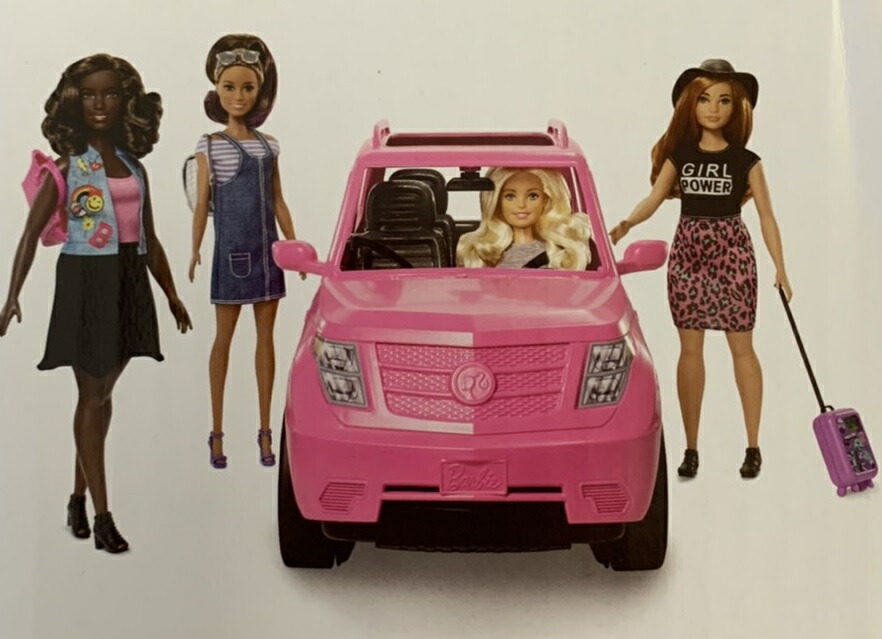 Suv四輪車と手先4見栄え一揃え バービー付き添いbarbie バービー ドール お人形barbie バービー ドール 雄志トピア クリスマス コストコメイルオーダー 調べる使処 バービー キッズ Barbie Atiko Kz