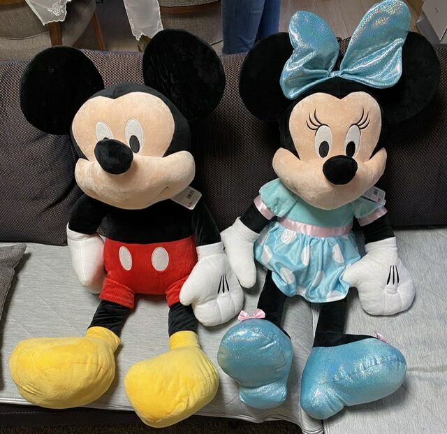 楽天市場 送料無料ディズニーぬいぐるみ ミッキー ミニー全長約91cmのｍｉｃｋｅｙ ミニーのぬいぐるみ 巨大 かわいい ディズニーぬいぐるみ キッズ ぬいぐるみ 子供用 クリスマス 誕生日 コストコ通販 グッドマム
