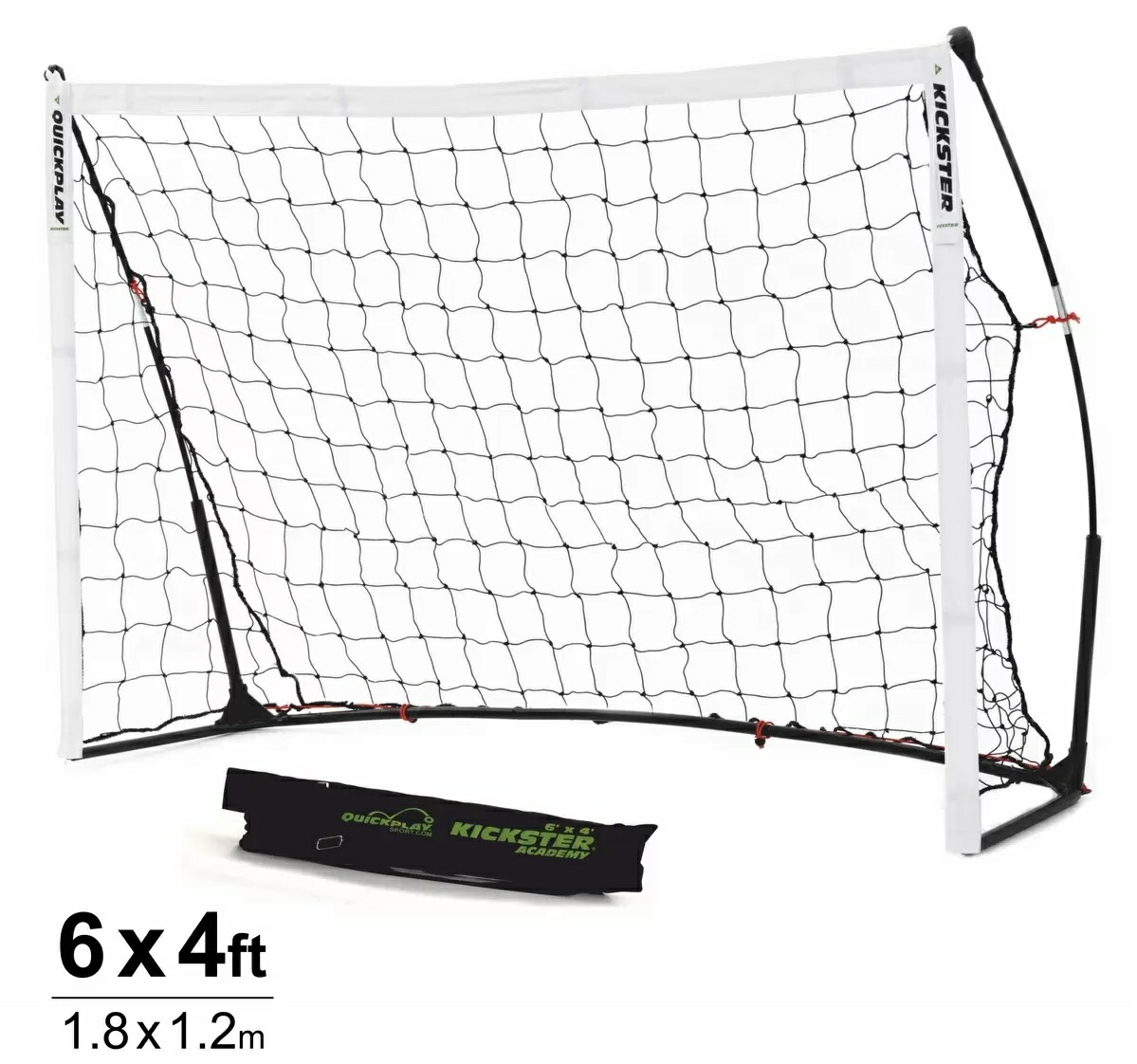 【楽天市場】サッカーゴールクイックプレイ QUICKPLAY 組み立て式 ポータブル 1.8m×1.2m 6KSR00002 子供 こども