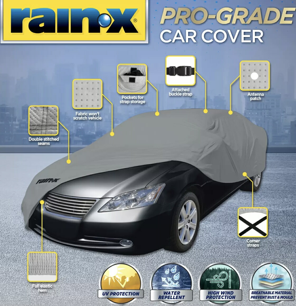 【楽天市場】4層構造カーカバー【プログレード版】 クラコ kraco RAINX AUTO COVER カーカバー M・L・XLサイズ 4層