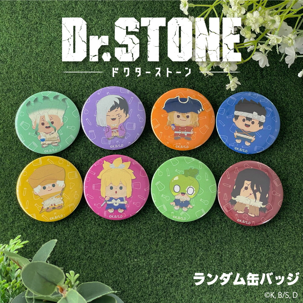 Dr.STONE 石神千空　75mm缶バッジ　ネームキーホルダー　部活編 Dr.STONE 千空 アイドル缶バッジ - メルカリ