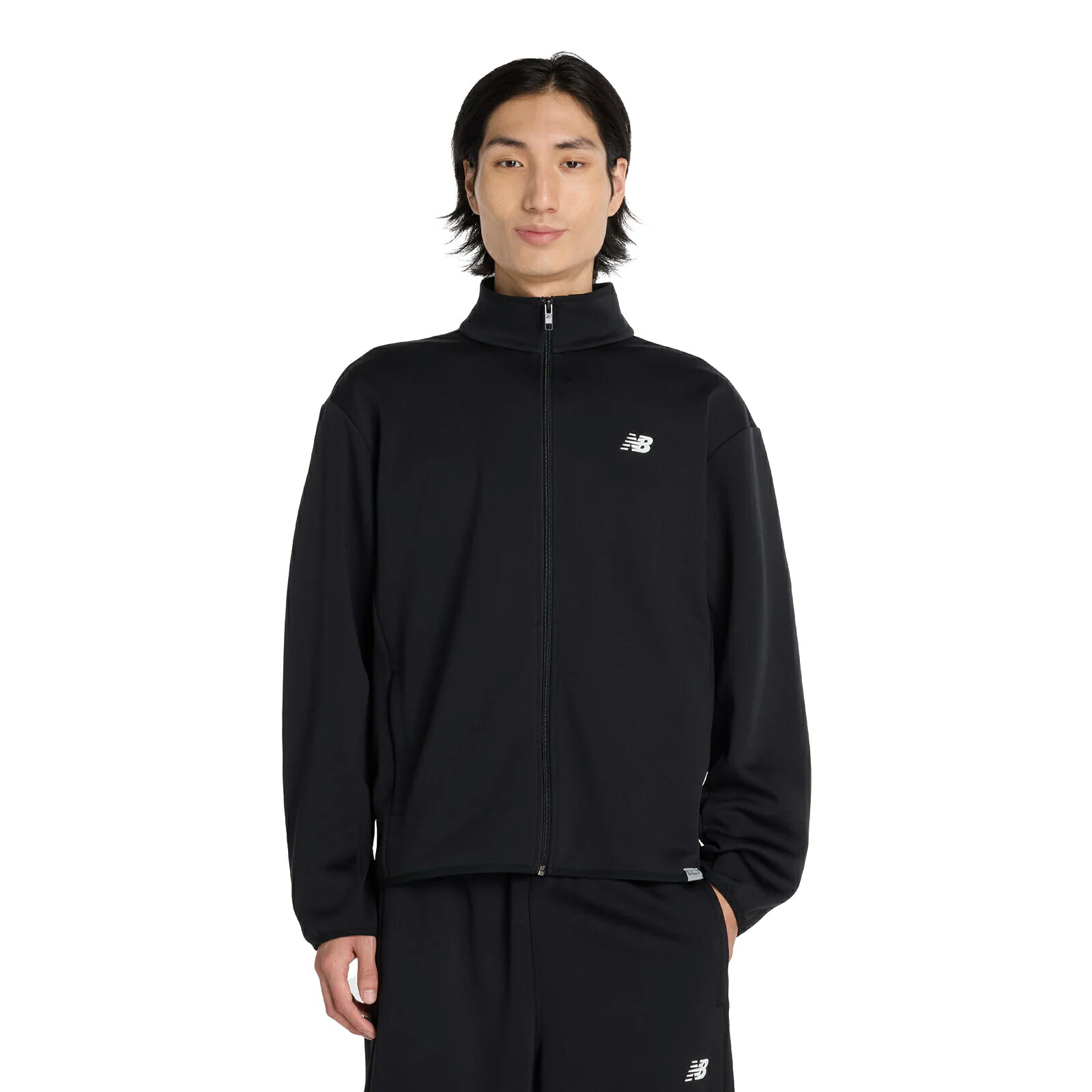 ニューバランス new balance MJ61H8OV BK(ブラック) Bukatsu メンズ ニットトラックジャケット 男性 紳士 ロゴ アパレル NB 2026春夏
