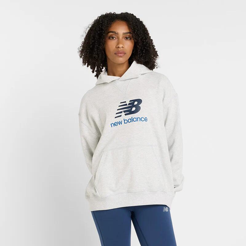 ニューバランス new balance WT51501 AHH(アッシュヘザー) レディース Athletics フレンチテリーロゴフーディ 女性 婦人 ロゴ アパレル NB 2026春夏｜きっとみつかる　グーシューズ