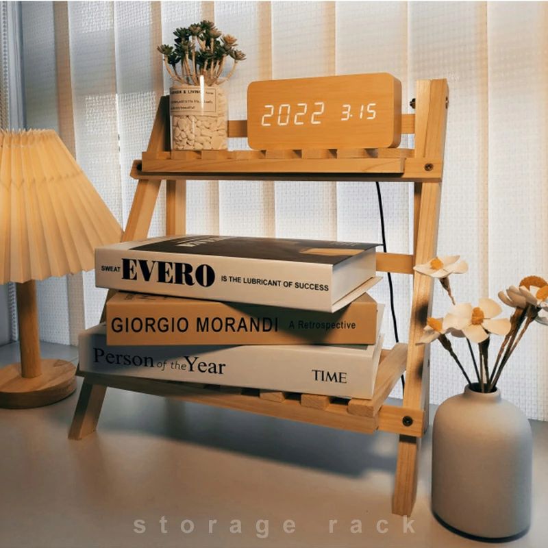 楽天市場】Z-Pearl 折りたたみ デスク上置き棚 木製 2段 デスク上収納