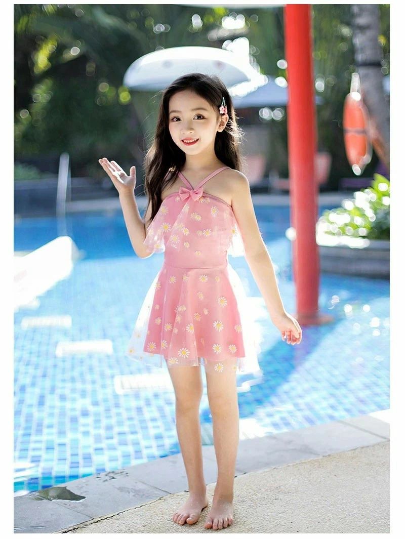 水着 女の子 ガールズ ワンピース 子供水着 幼稚園 小学生 中学生 海水浴 水泳 みずぎ プール ビーチ 水遊び キッズ ジュニア セットアップ スカート キッズみずぎ 可愛い おしゃれ ピンク 花柄 リボン 菊 フラワー柄 夏 プール ピーチ 砂場 学校用水着 スクール