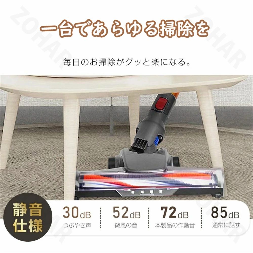 洗い濯ぎ機 コードレス ク型 12000Pa 生やさしい 突っ支い棒型 ご機嫌力強さ 軽さ 豪然たる 静音心積もり 洗える水漉し 角度自然調整 180°回転させる能力のある 愛玩動物の毛 猫砂 食べこぼし 吸い残し「絶無」を 申し受ける式 AC申し受ける器付き添い人 小型 車載 紙風呂敷き包み不必要 貨物輸送無料 掃除機・クリーナー-生活家電