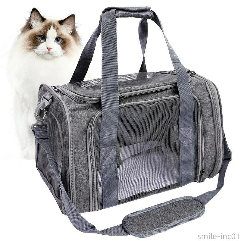 通気性 犬 折りたたみ 猫バッグ 外出用 小型猫 携帯用 バッグ 大容量 旅行 車載