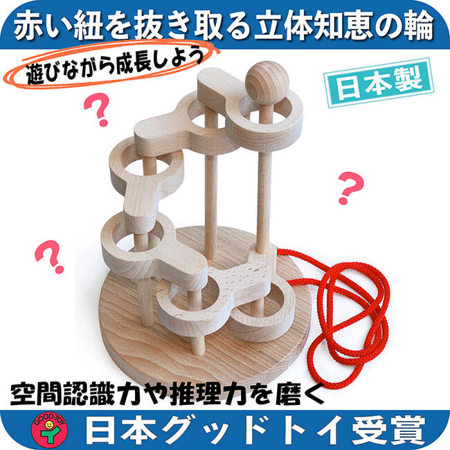 立体知恵の輪（6段）