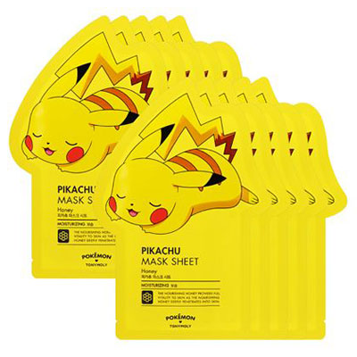 楽天市場 Tonymoly トニーモリー ポケモンピカチュウマスクパックセット 23gx10枚 韓国コスメ Good Cosme 楽天市場店