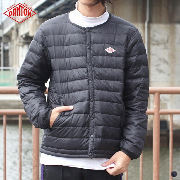 楽天市場 fw ダントン インナー ダウン ジャケット Jd 8751 Danton Inner Down Jacket ノーカラー Mens Ladies Unisex メンズ レディース ユニセックス 男性 女性 男女兼用 ブラック 38 40 42 44 Good Deal Web House