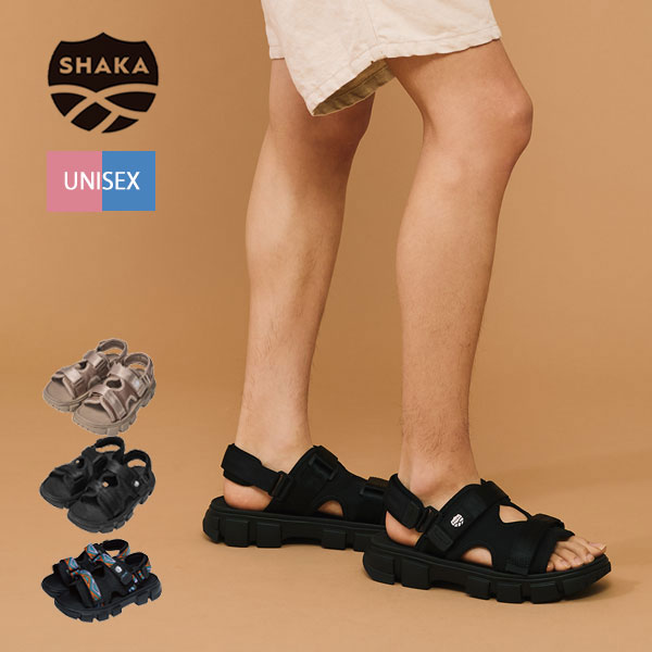（SALE！20％OFF）【26SS新作】シャカ SHAKA チルアウト CHILL OUT SF メンズ レディース ユニセックス スポサン スポーツサンダル 2WAY ヒールストラップ アウトドア EVA 軽量 耐久性 グリップ力 丸洗い可能 22cm～29cm SK-185V2 [ 2026 SS 春 夏 ] [S★]｜GOOD DEAL