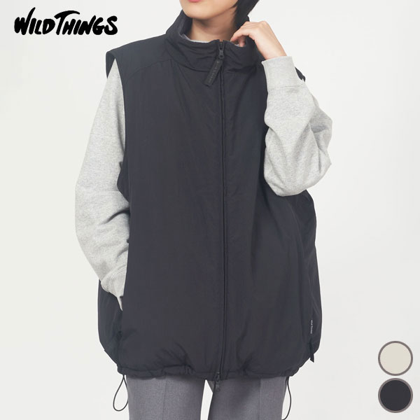 【SALE 40％OFF】ワイルドシングス WILDTHINGS マシュマロベスト WT23103SN W2LS LEVEL8 MARSHMALLOW VEST メンズ レディース ベスト 耐久撥水加工カジュアル アウトドア ブラック S～XL [ 2023 FW 秋 冬 ] [★]