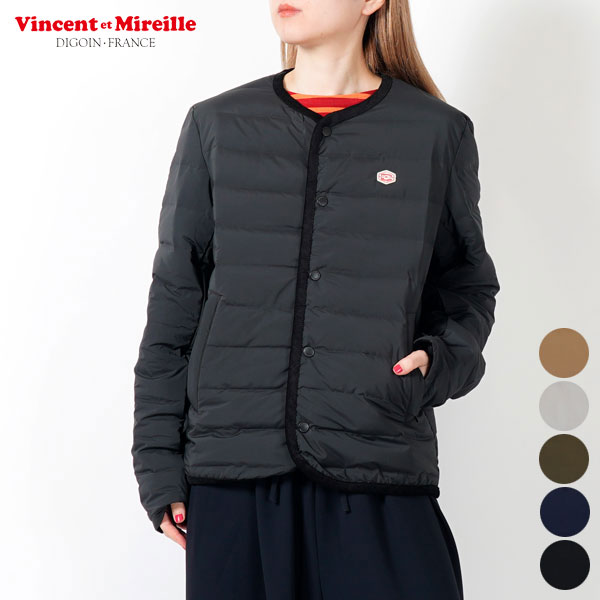 【SALE 35%OFF】ヴァンソン エ ミレイユ VINCENT ET MIREILLE ステッチレス ダウン カーディガン Stitchless down Cadigan VM252SD26030 アウター メンズ レディース ユニセックス 軽量 インナーダウン コーデュロイ シンプル [ 2025 FW 秋 冬 ][★10]