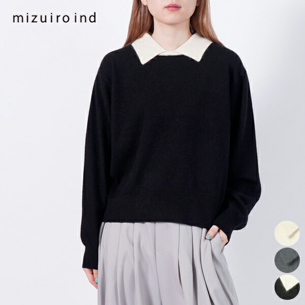 楽天市場】ミズイロインド mizuiro ind クルーネック チュニック