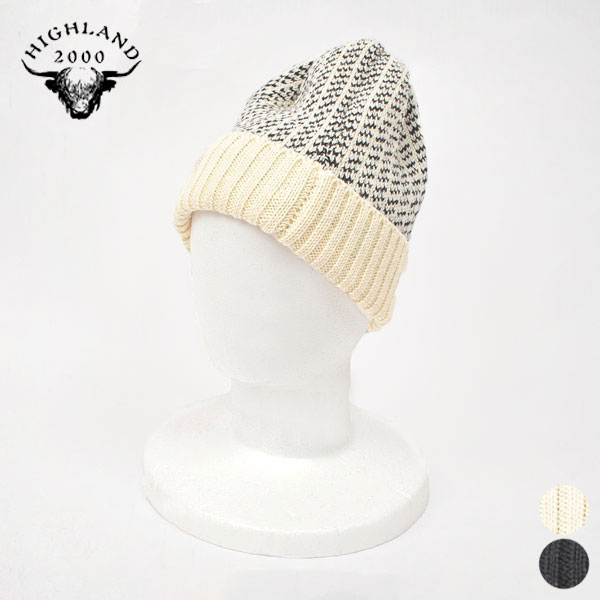 【SALE 20%OFF】ハイランド HIGHLAND 2000 バーズ アイ ボブ キャップ Bird Eye Bob Cap HL-25FW-0031 メンズ レディース 帽子 ニット帽 冬小物 バーズアイ柄 ウール イギリス製 [ 2025 FW 秋 冬 ] [★]