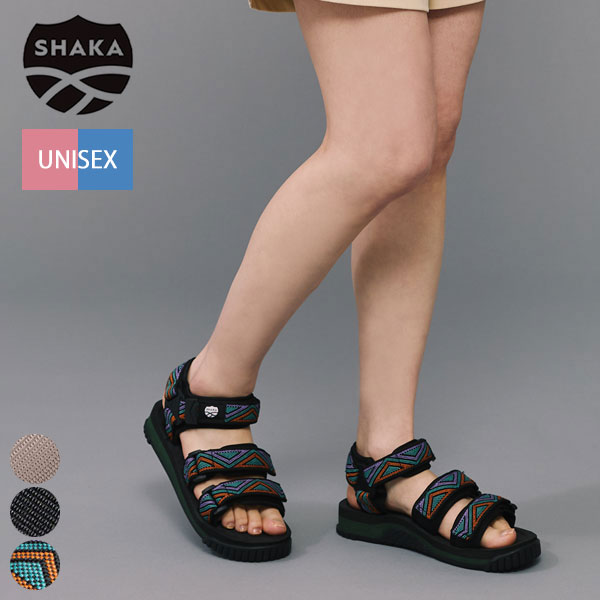 【26SS新作】シャカ SHAKA ネオバンジー NEO BUNGY メンズ レディース ユニセックス サンダル スポサン 靴 調節可能 ストラップ ベルクロ仕様 丸洗い可能 グリップ力 EVA アウトドア 22～29cm SK-104 [ 2025 SS 春 夏 ] [S★]