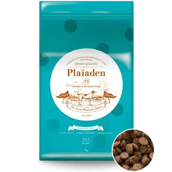 プレイアーデン 食い道楽 3kg オール高座 全犬種用 犬ころ用 成犬用 老いらく犬用 ドッグフード 素っ気ないボンネット 組み入れる栄養物食 置き目品 Plaiaden 記憶装置