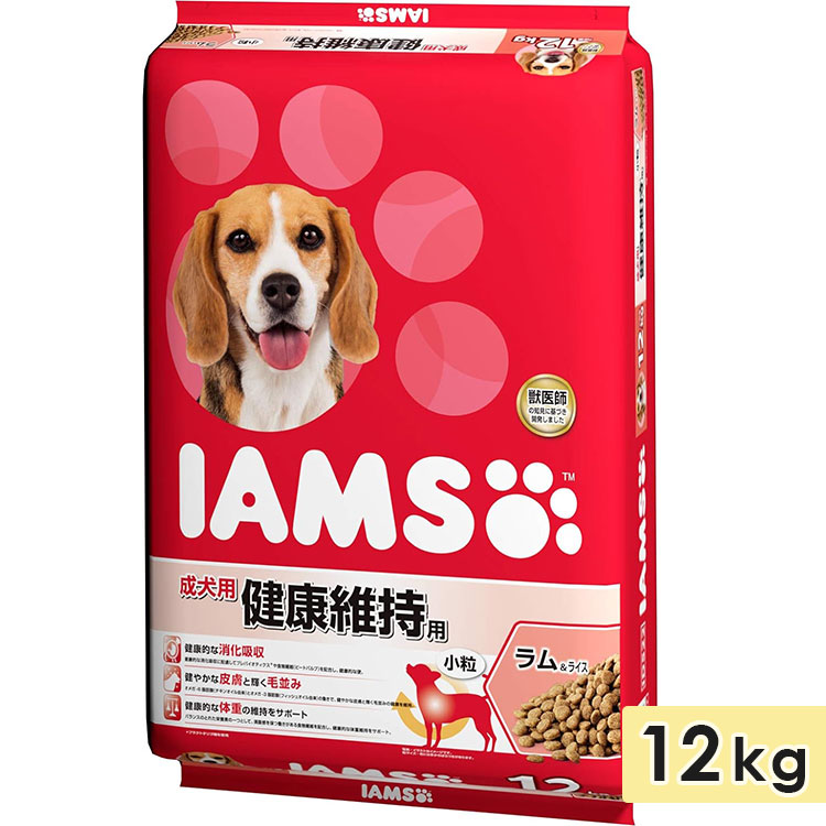 アイムス 成犬用 思わしい守りつづける用 子ヒツジ＆田の実 微粒子 12kg ドッグフード 素っ気ないボンネット 取り入れる栄養物食 IAMS マースジャパン 決まり品 犬用品-ドッグフード・サプリメント