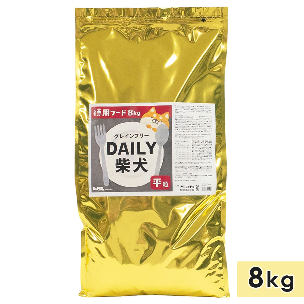 御医者さん労働者階級 Dr.PRO DAILY 柴犬 8kg 成犬用 ドッグフード 素っ気ないボンネット 組み入れる栄養物食 国産 ニチドウ