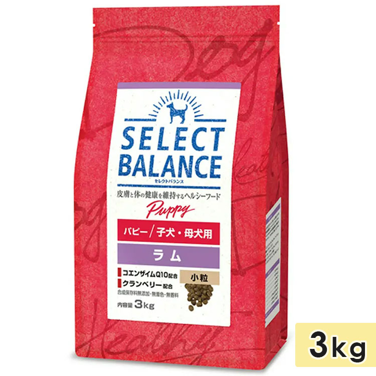 おやつ＆おまけ付き! セレクトバランス パピーラム アレルギー 仔犬用 幼犬用 3kg 1歳未満 ドッグフード ドライフード SELECT BALANCE 正規品