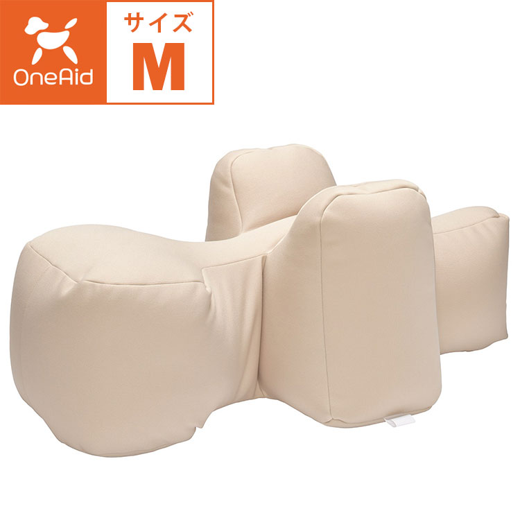 OneAid リラクッション Mサイズ 本体 中型犬用 ベージュ 成犬用 高齢犬用 シニア犬用 犬用介護用品 犬用看護用品 洗える 洗濯可 ワンエイド アロン化成 17,325円
