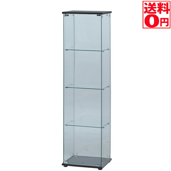 【貨物輸送無料】ガラスコレクションケース（せつ然たる）４段 ＴＭＧ－Ｇ１３０  98880
