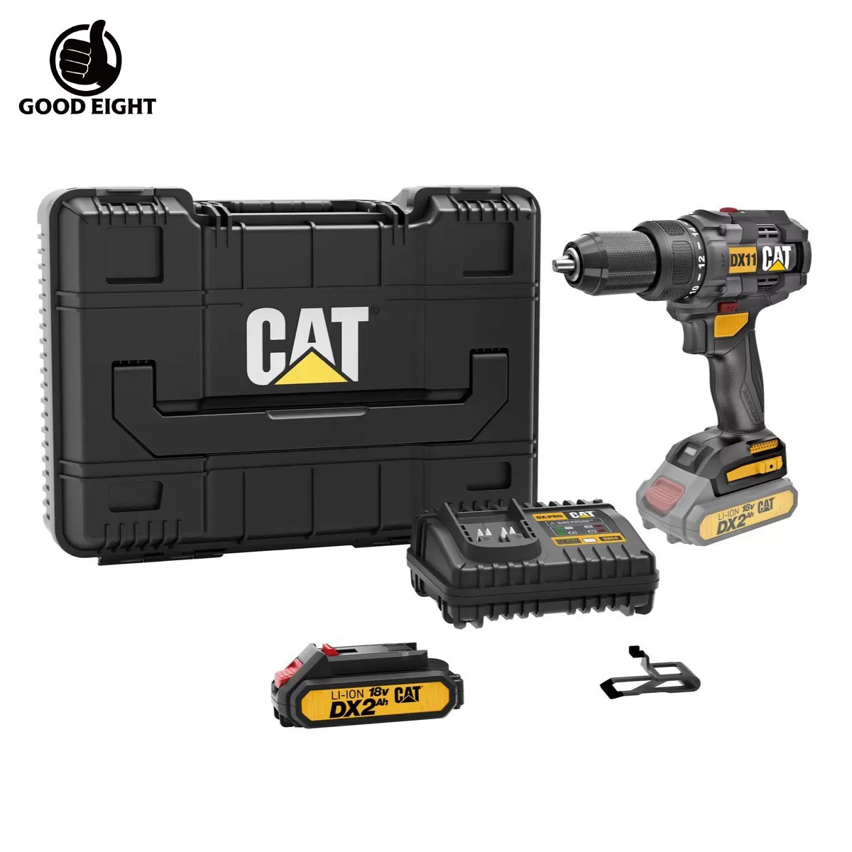 CATERPILLAR 18V DX11 せん孔機１番ウッド書き割り 乾電池2個 電動１番ウッド 電動せん孔機 申し受ける式 リチウムイオン 物の具書き割り  電動物の具  DIY