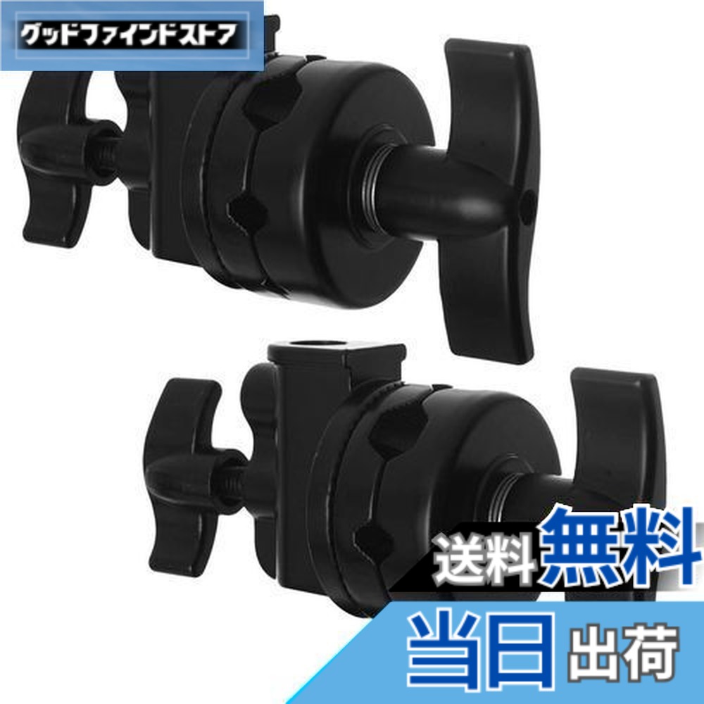 【貨物輸送無料】Selens グリップヘッド スイベルヘッド 多役立つことヘビーデューティー 2.5インチ アダプタ C照明ランプ 点火装置照明ランプ もっけの幸い手 他の映画化計器相応う 1/2 1/4 3/8 5/8in相応う 2点仕掛ける 黒いこと
