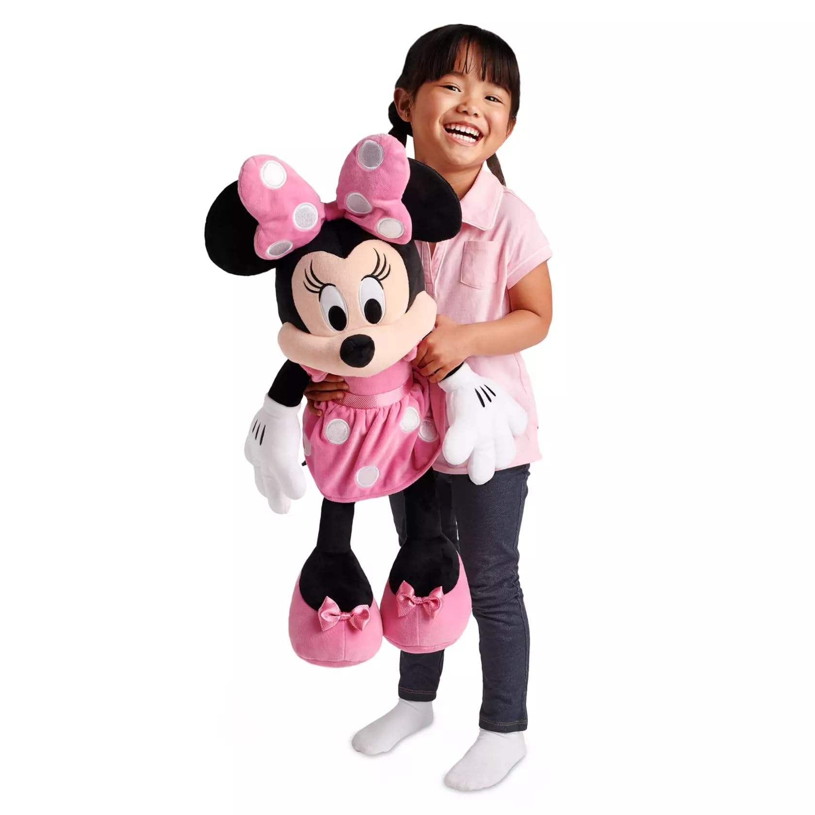 DisneyStore Disney ディズニー Minnie Mouse Plush ミニーマウス 大きい ぬいぐるみ ピンク 27インチ 2018 並行輸入品