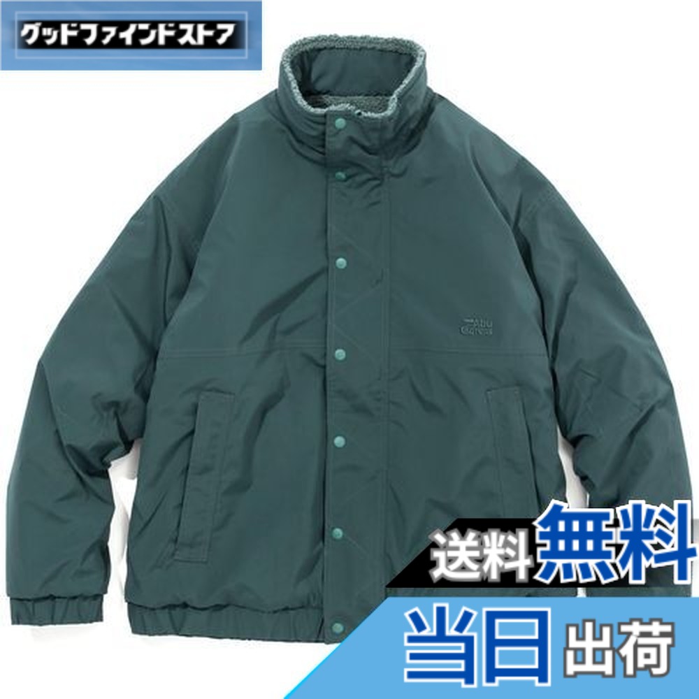 【貨物輸送無料】AbuGarcia (アブガルシア) リバーシブルブルゾン 緑であること L大いさ