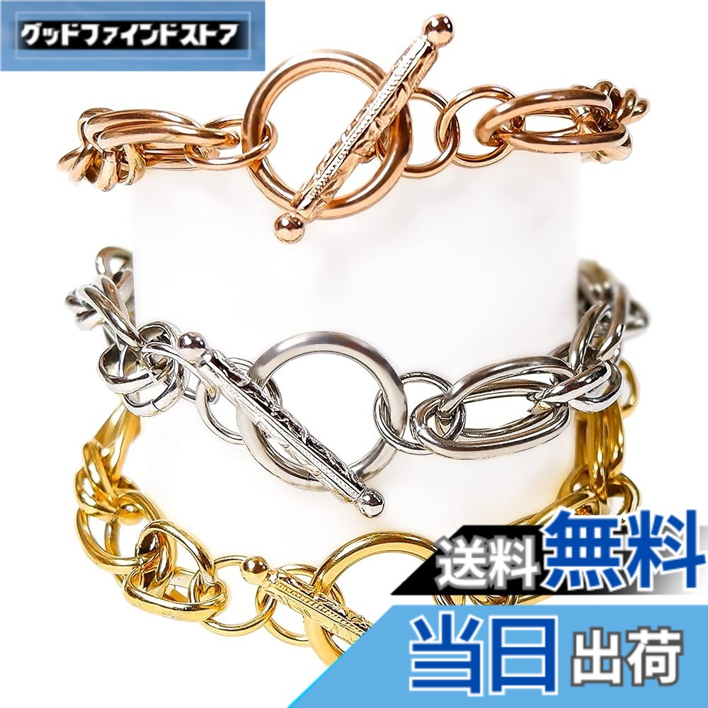 【貨物輸送無料】[ジュライス] ハワイアン宝飾品 腕輪 チェーン店 レディース メンズ スクロール 波 金属元素アレルギー反応相応う サージカル ステンレス鋼 差し上げ物 インスタ しろがね色 19.5糎