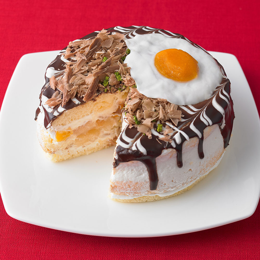 おこのみケーキ(フルーツケーキ)4号「お好み焼きの千房オリジナル」冷凍ホールケーキ洋菓子スイーツ直送