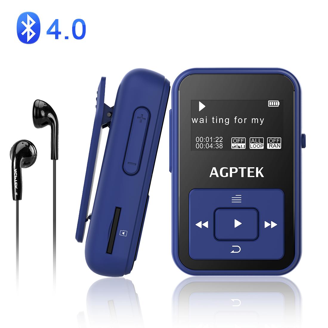 楽天市場 送料無料 Agptek Bluetooth 4 0 Mp3プレーヤー